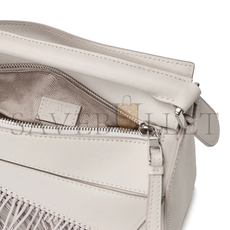 LOEWE FRINGE SMALL PUZZLE BAG IN CLASSIC CALFSKIN A510S21XCM (24*16.5*10.5cm)